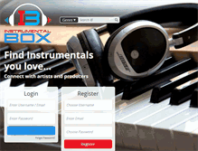 Tablet Screenshot of instrumentalbox.com